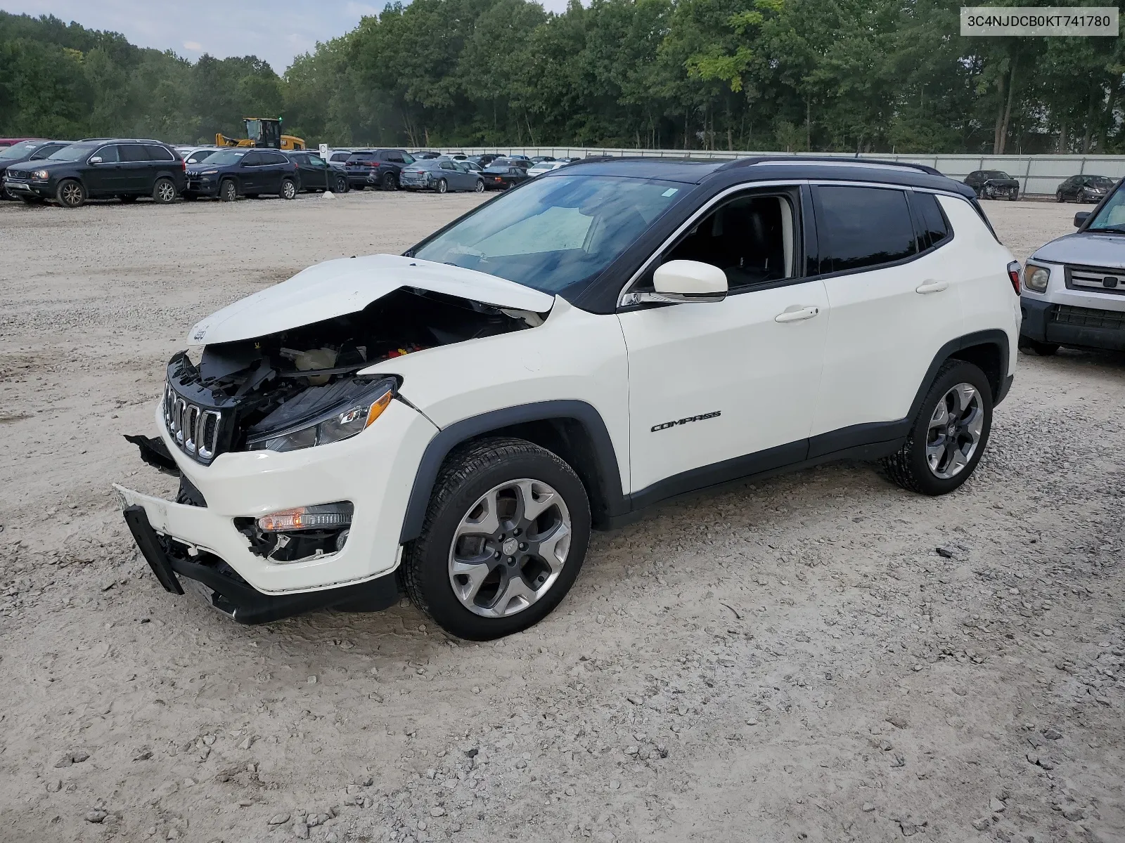 2019 Jeep Compass Limited VIN: 3C4NJDCB0KT741780 Lot: 68502104