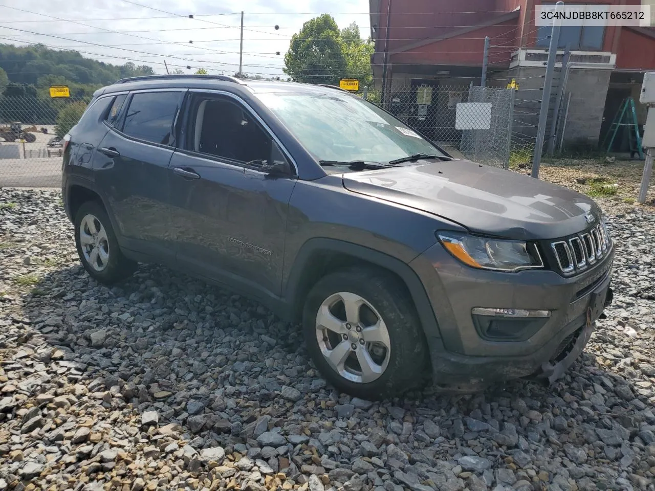 2019 Jeep Compass Latitude VIN: 3C4NJDBB8KT665212 Lot: 68676984