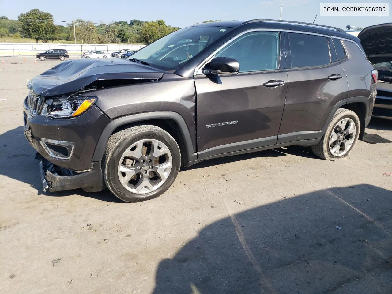 2019 Jeep Compass Limited VIN: 3C4NJCCB0KT636280 Lot: 69007744