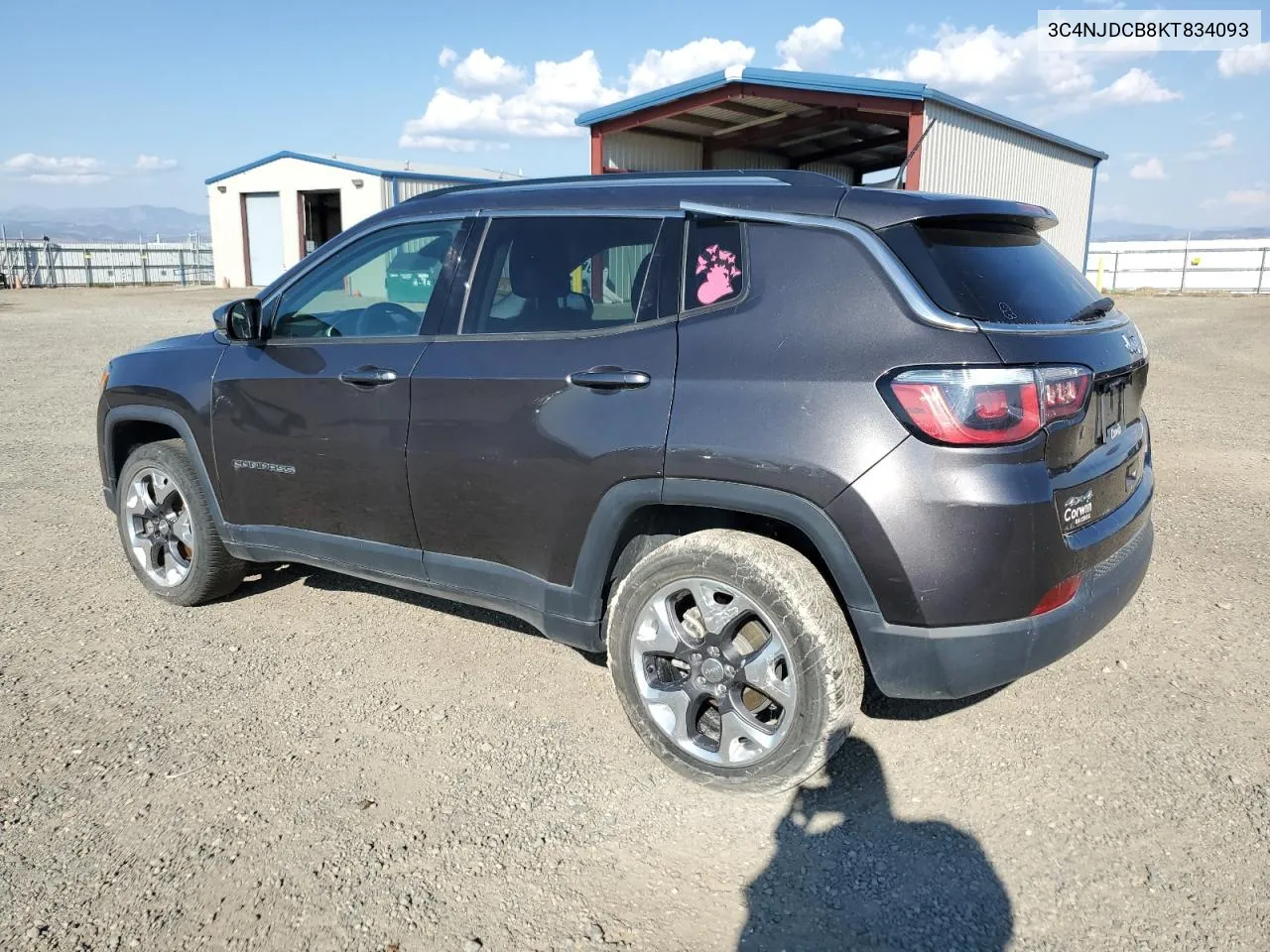 2019 Jeep Compass Limited VIN: 3C4NJDCB8KT834093 Lot: 69435524