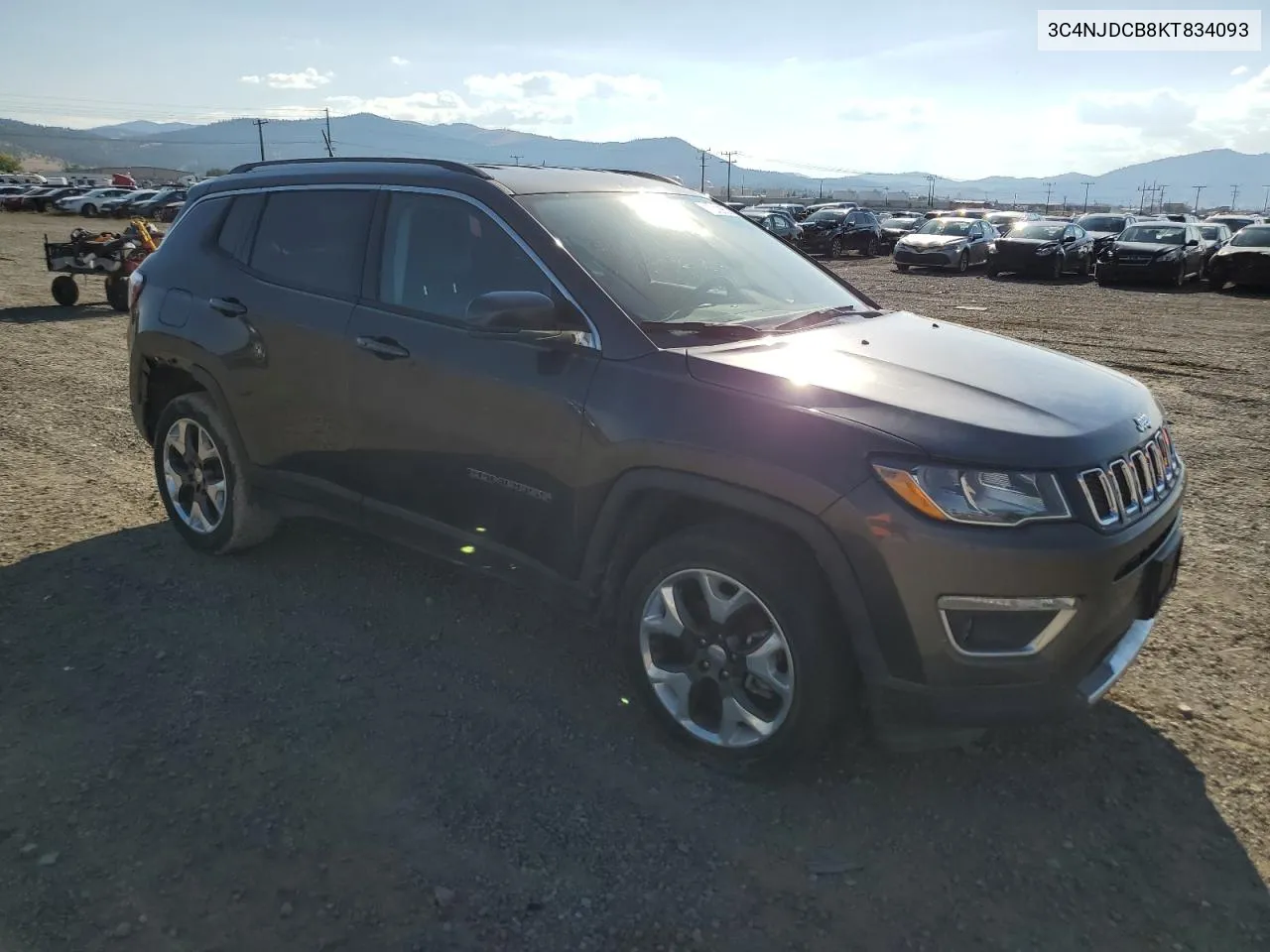 2019 Jeep Compass Limited VIN: 3C4NJDCB8KT834093 Lot: 69435524