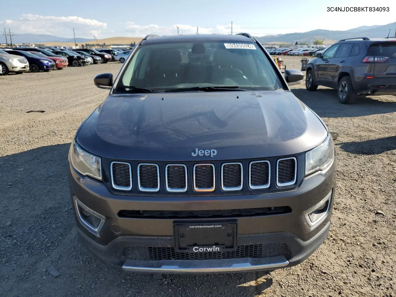 2019 Jeep Compass Limited VIN: 3C4NJDCB8KT834093 Lot: 69435524