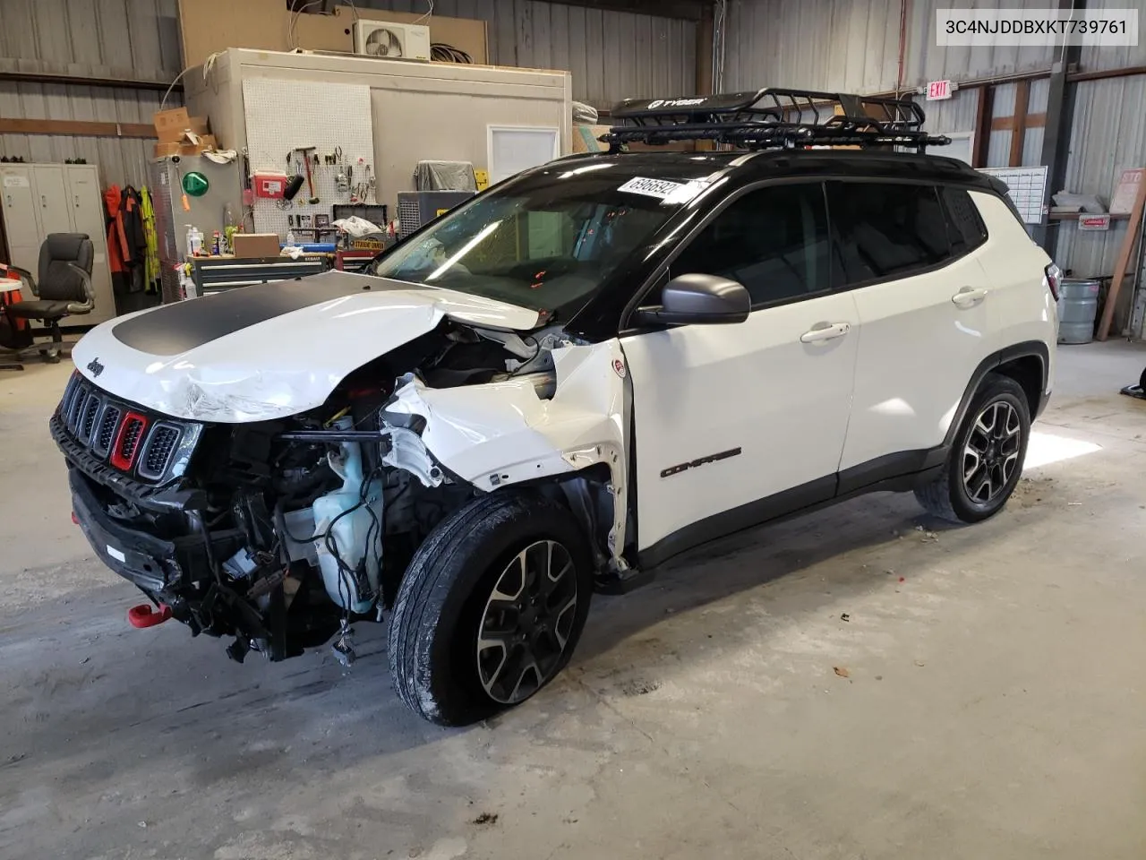 2019 Jeep Compass Trailhawk VIN: 3C4NJDDBXKT739761 Lot: 69669264