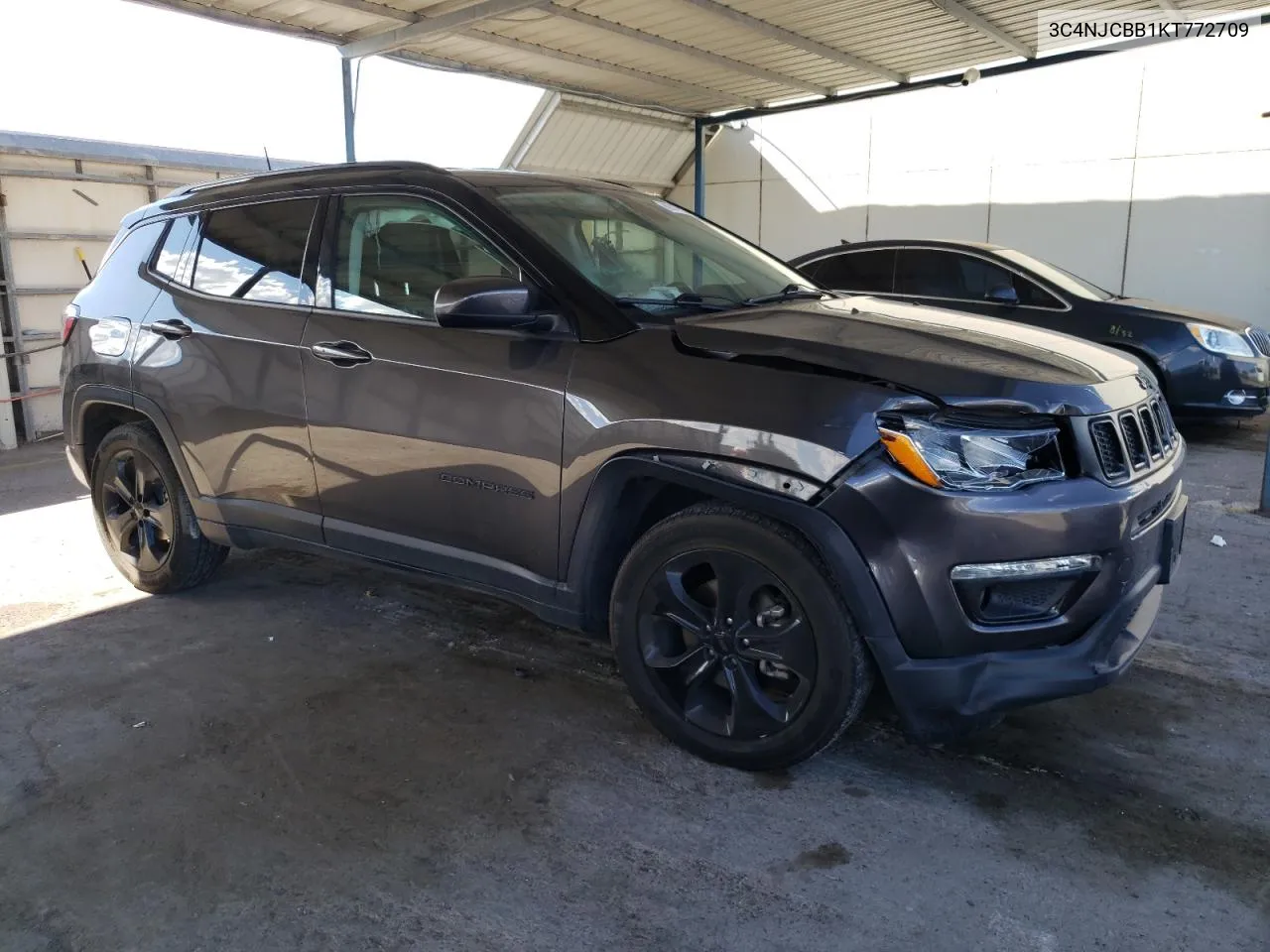 2019 Jeep Compass Latitude VIN: 3C4NJCBB1KT772709 Lot: 69719824