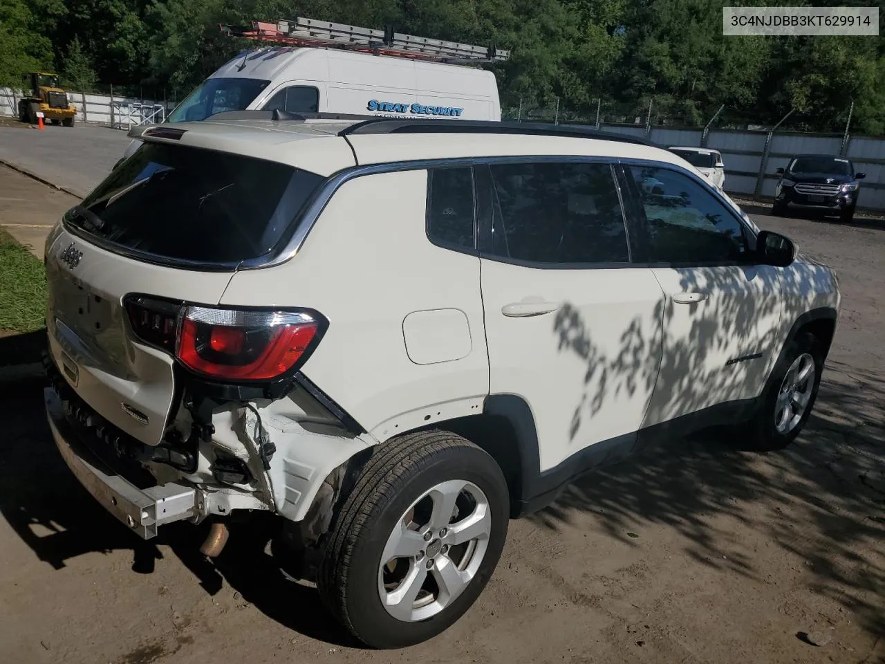 2019 Jeep Compass Latitude VIN: 3C4NJDBB3KT629914 Lot: 69975394