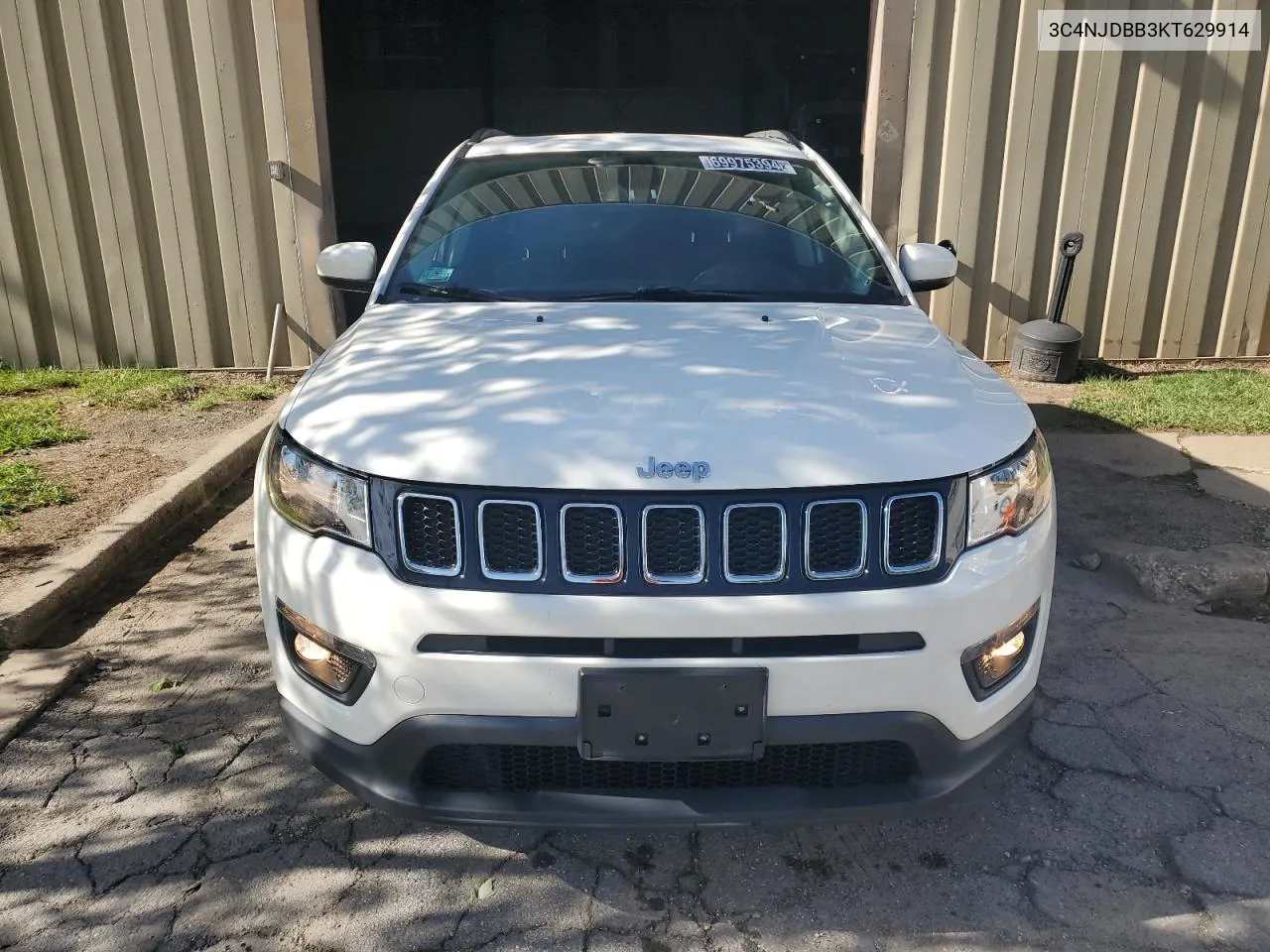 2019 Jeep Compass Latitude VIN: 3C4NJDBB3KT629914 Lot: 69975394