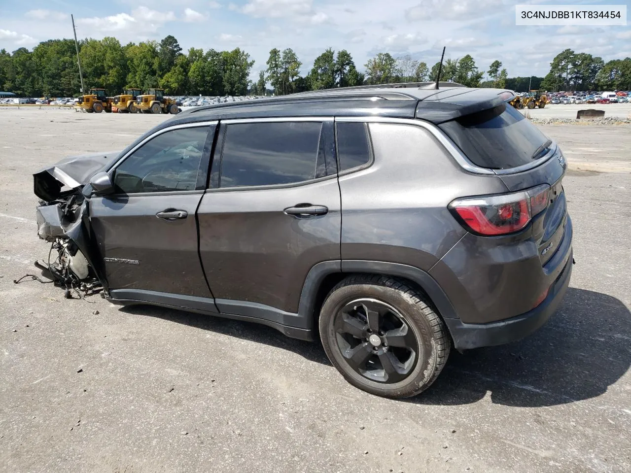 2019 Jeep Compass Latitude VIN: 3C4NJDBB1KT834454 Lot: 70078744