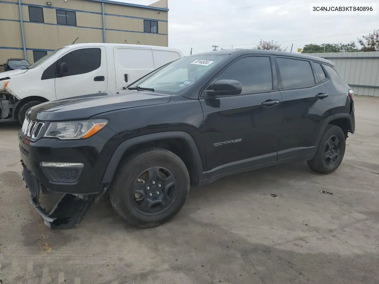 2019 Jeep Compass Sport VIN: 3C4NJCAB3KT840896 Lot: 70144934