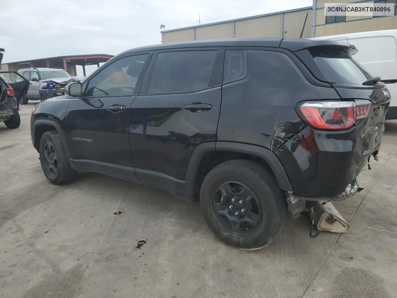 2019 Jeep Compass Sport VIN: 3C4NJCAB3KT840896 Lot: 70144934