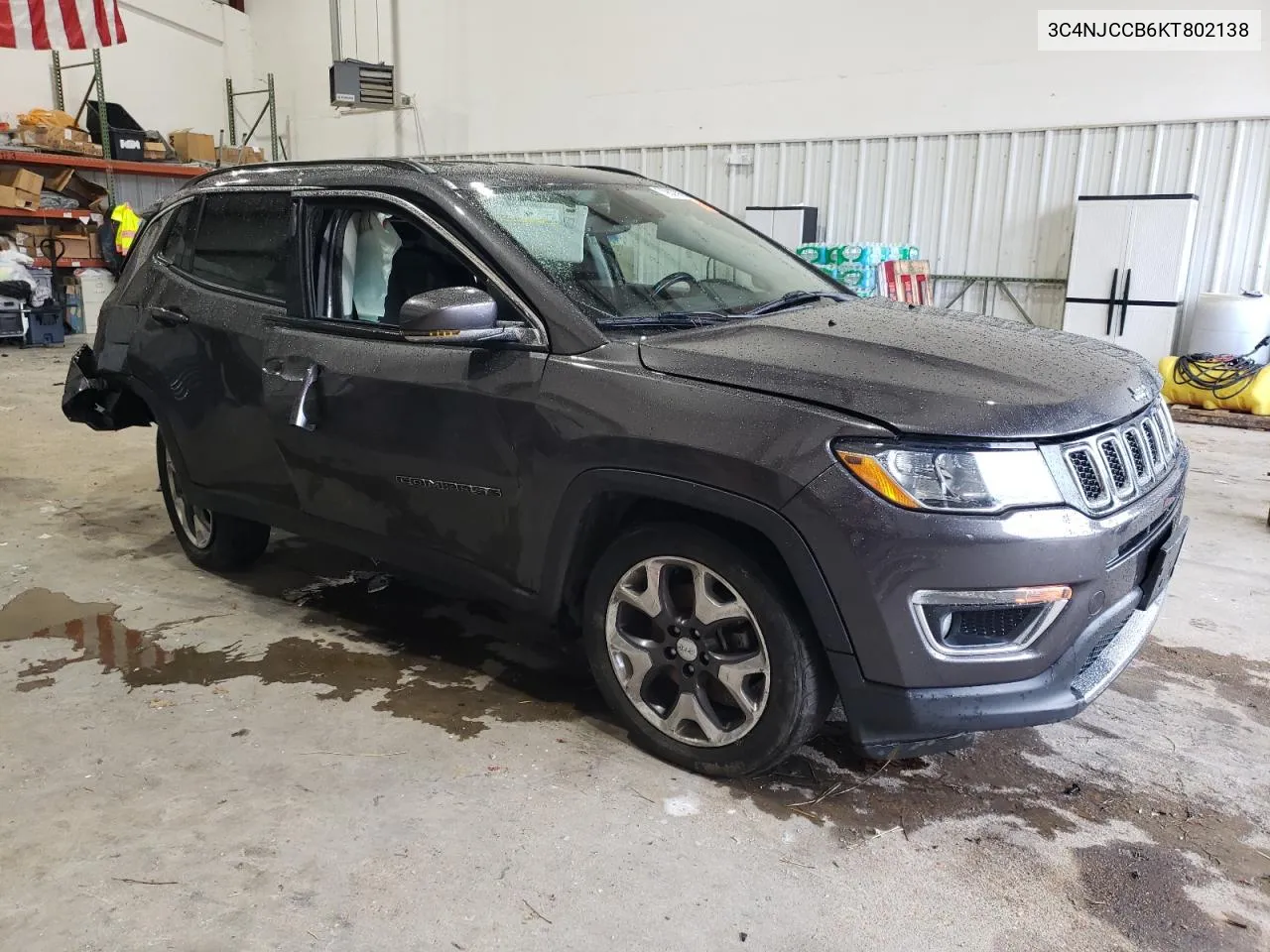 2019 Jeep Compass Limited VIN: 3C4NJCCB6KT802138 Lot: 70837934