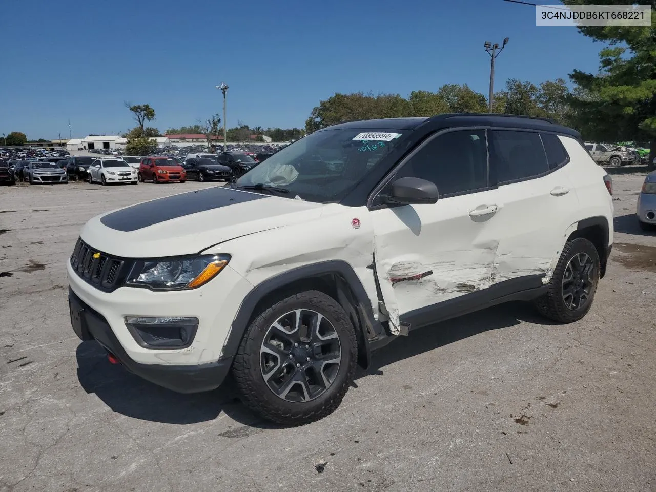 2019 Jeep Compass Trailhawk VIN: 3C4NJDDB6KT668221 Lot: 70893994