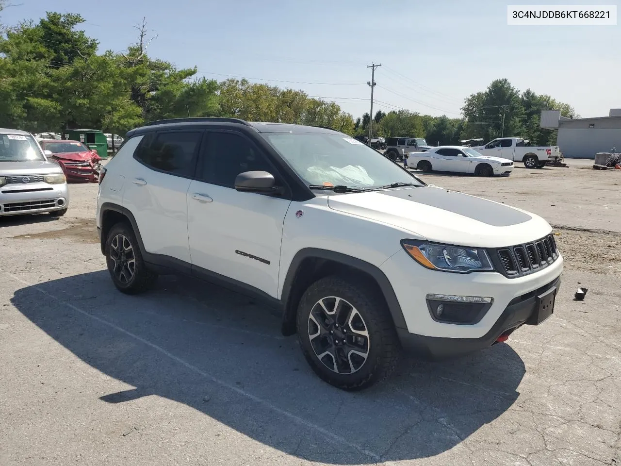 2019 Jeep Compass Trailhawk VIN: 3C4NJDDB6KT668221 Lot: 70893994