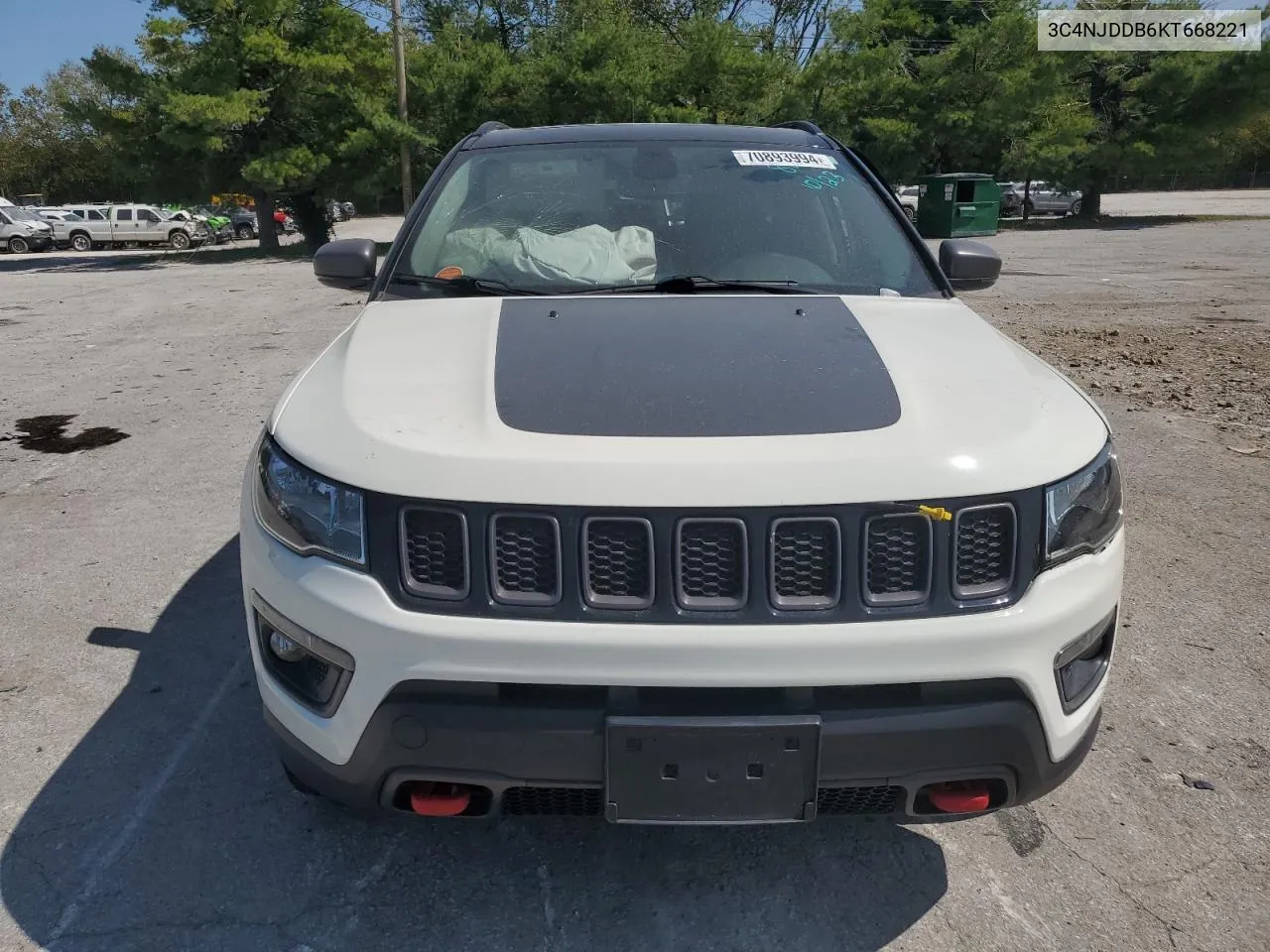 2019 Jeep Compass Trailhawk VIN: 3C4NJDDB6KT668221 Lot: 70893994