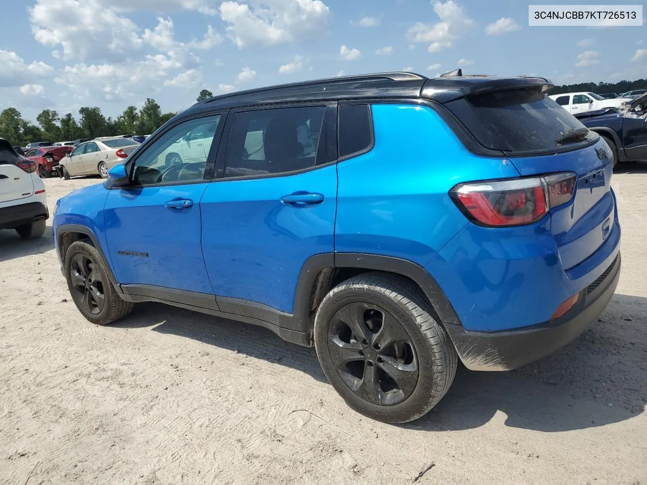 2019 Jeep Compass Latitude VIN: 3C4NJCBB7KT726513 Lot: 71119064