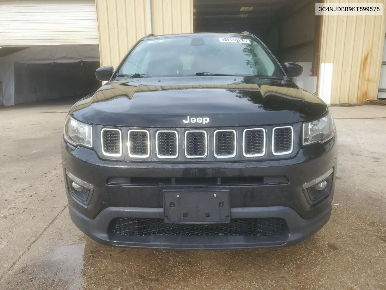 2019 Jeep Compass Latitude VIN: 3C4NJDBB9KT599575 Lot: 71356104