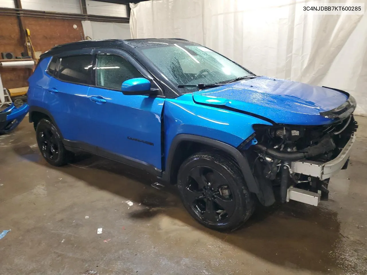 2019 Jeep Compass Latitude VIN: 3C4NJDBB7KT600285 Lot: 71545934