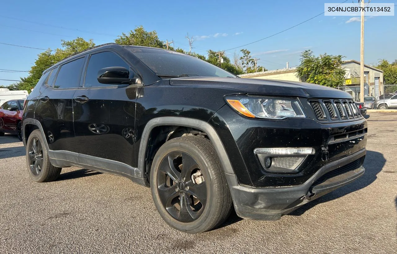 2019 Jeep Compass Latitude VIN: 3C4NJCBB7KT613452 Lot: 71680904