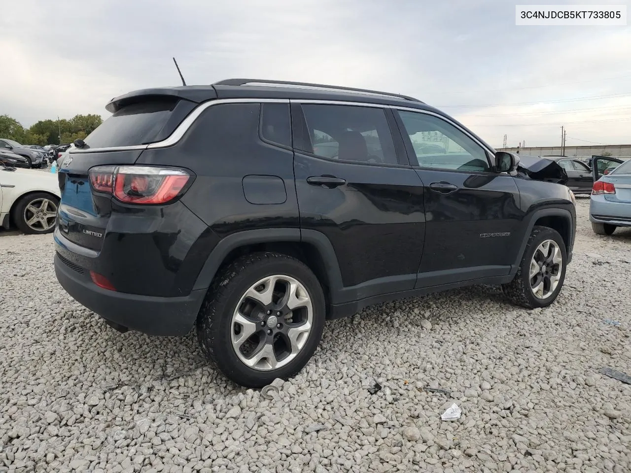 2019 Jeep Compass Limited VIN: 3C4NJDCB5KT733805 Lot: 71697844