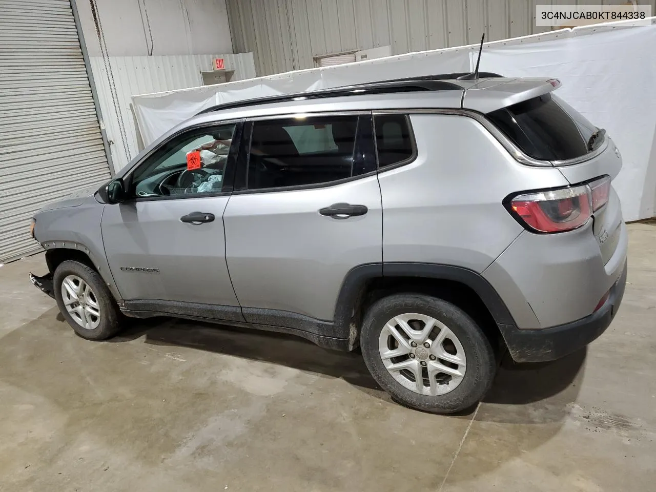 2019 Jeep Compass Sport VIN: 3C4NJCAB0KT844338 Lot: 71831194