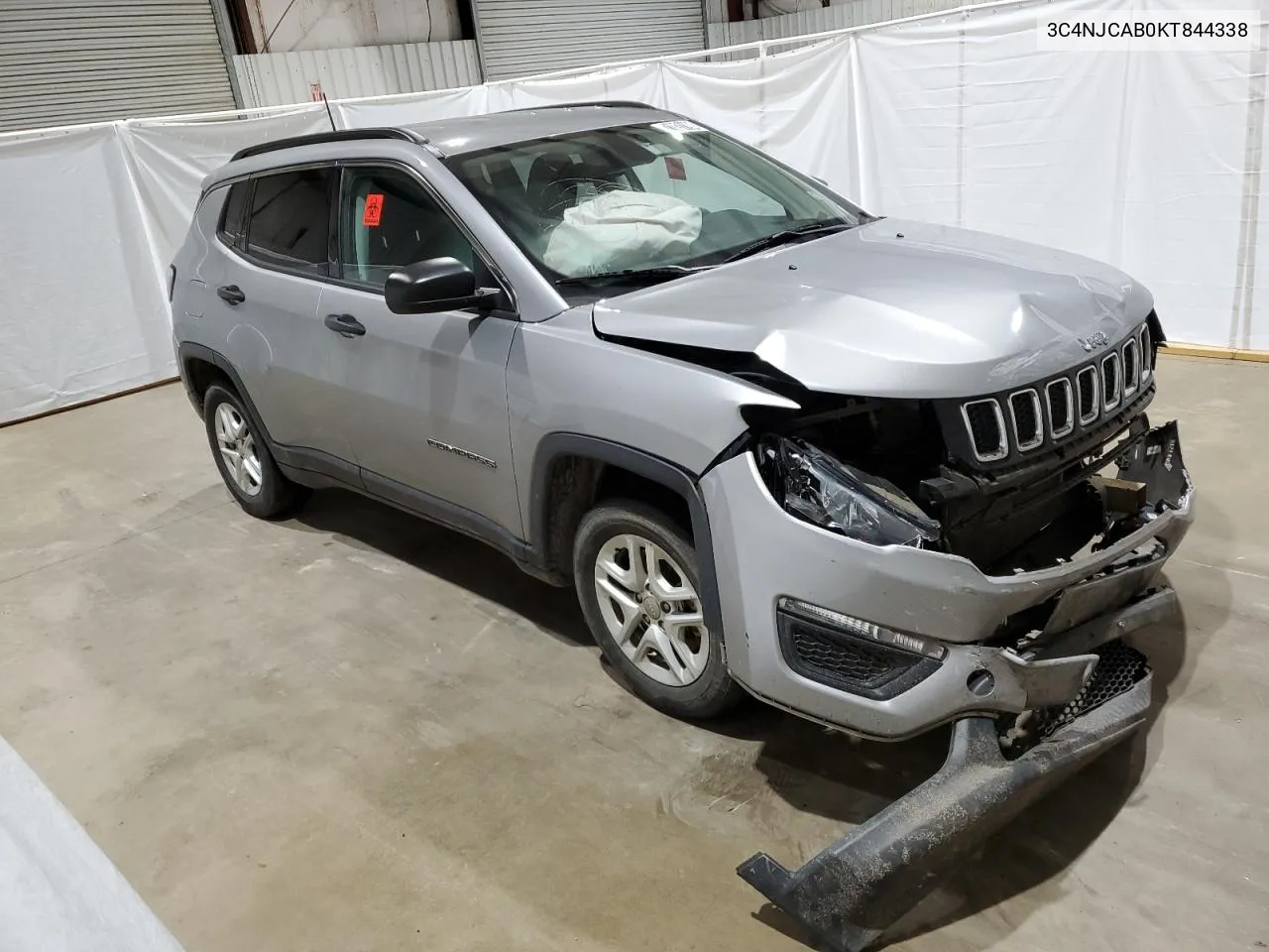 2019 Jeep Compass Sport VIN: 3C4NJCAB0KT844338 Lot: 71831194