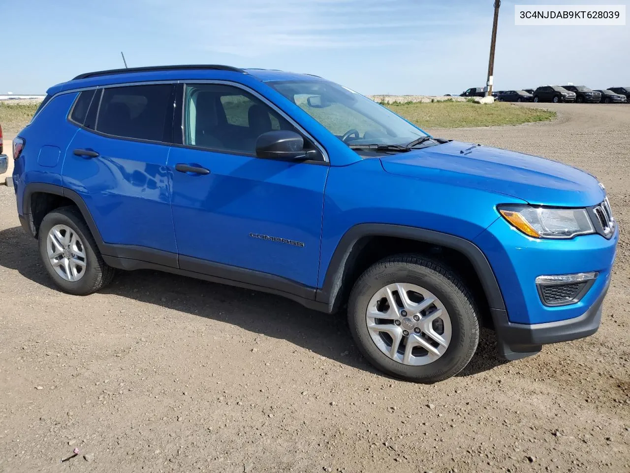 2019 Jeep Compass Sport VIN: 3C4NJDAB9KT628039 Lot: 72028234