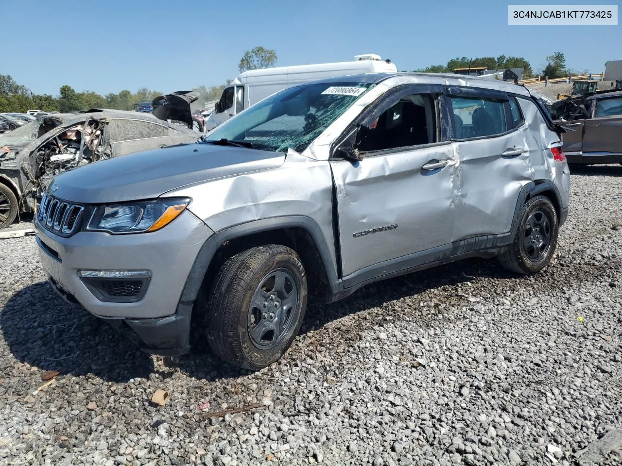 3C4NJCAB1KT773425 2019 Jeep Compass Sport