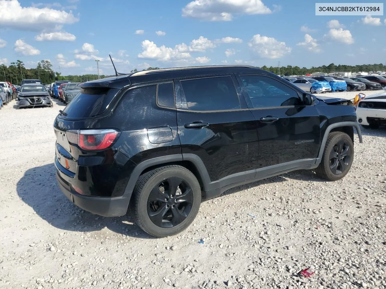 2019 Jeep Compass Latitude VIN: 3C4NJCBB2KT612984 Lot: 72188364