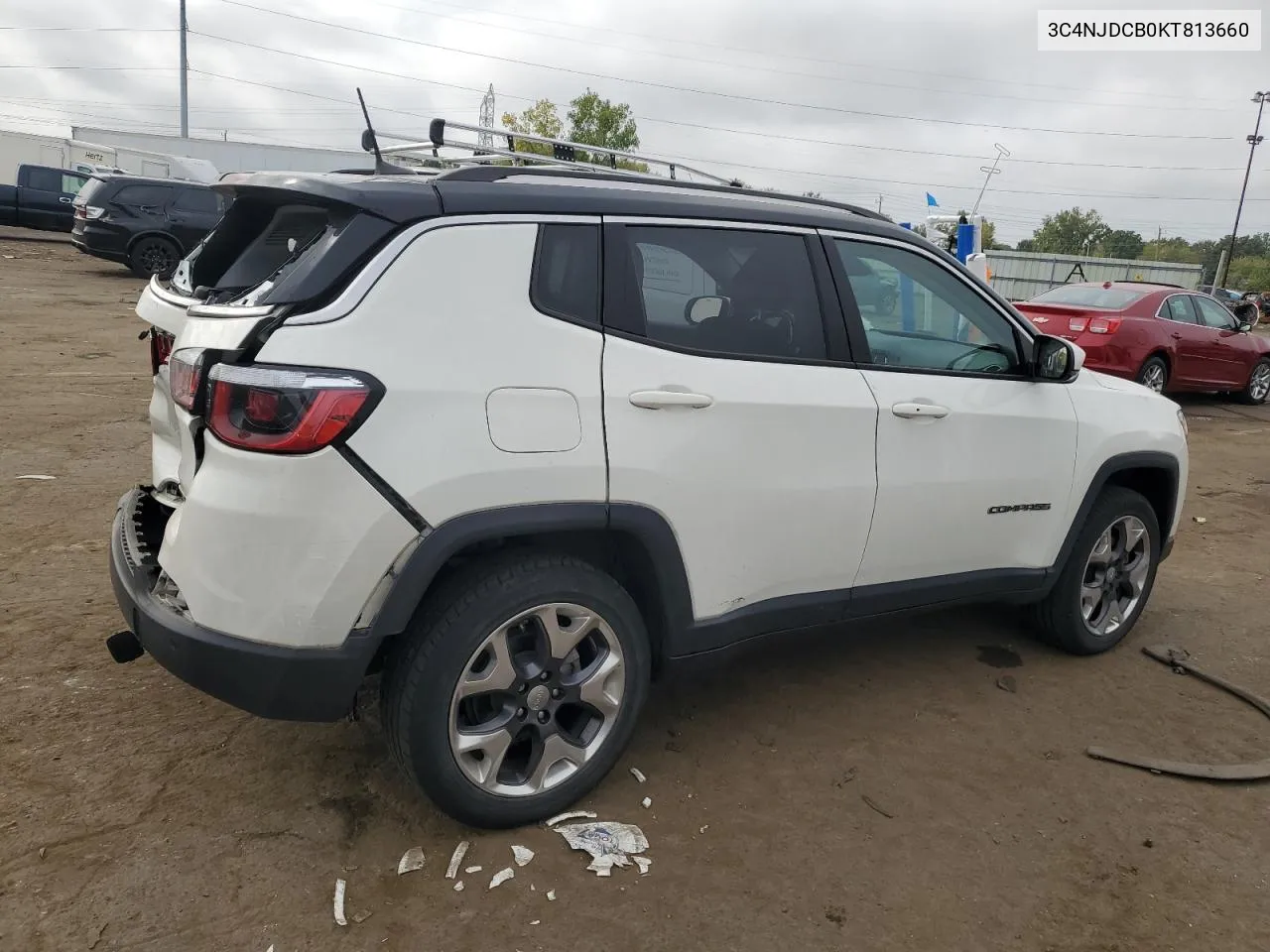 2019 Jeep Compass Limited VIN: 3C4NJDCB0KT813660 Lot: 72340804