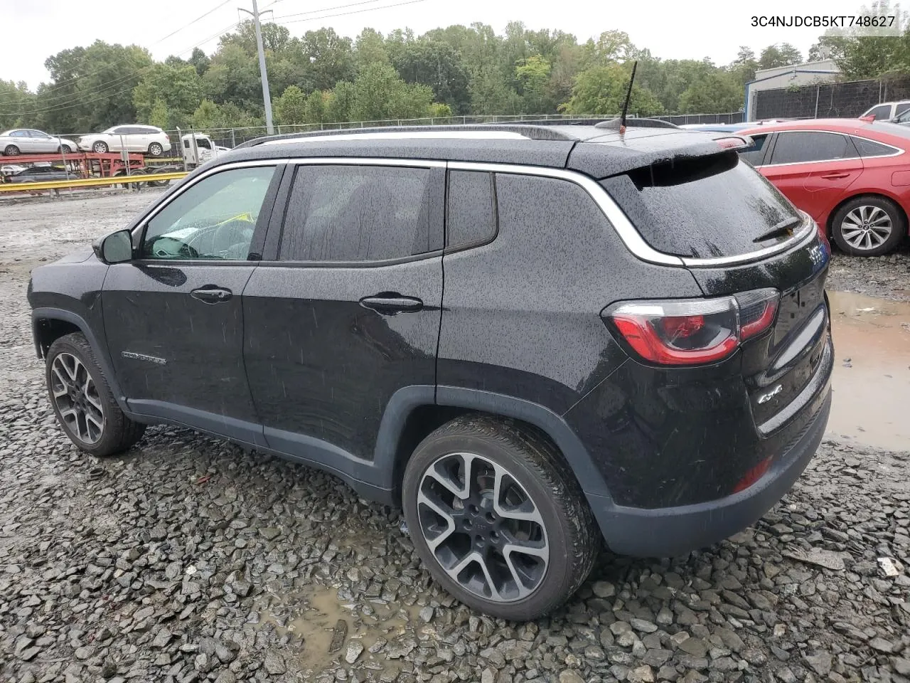 2019 Jeep Compass Limited VIN: 3C4NJDCB5KT748627 Lot: 73009554