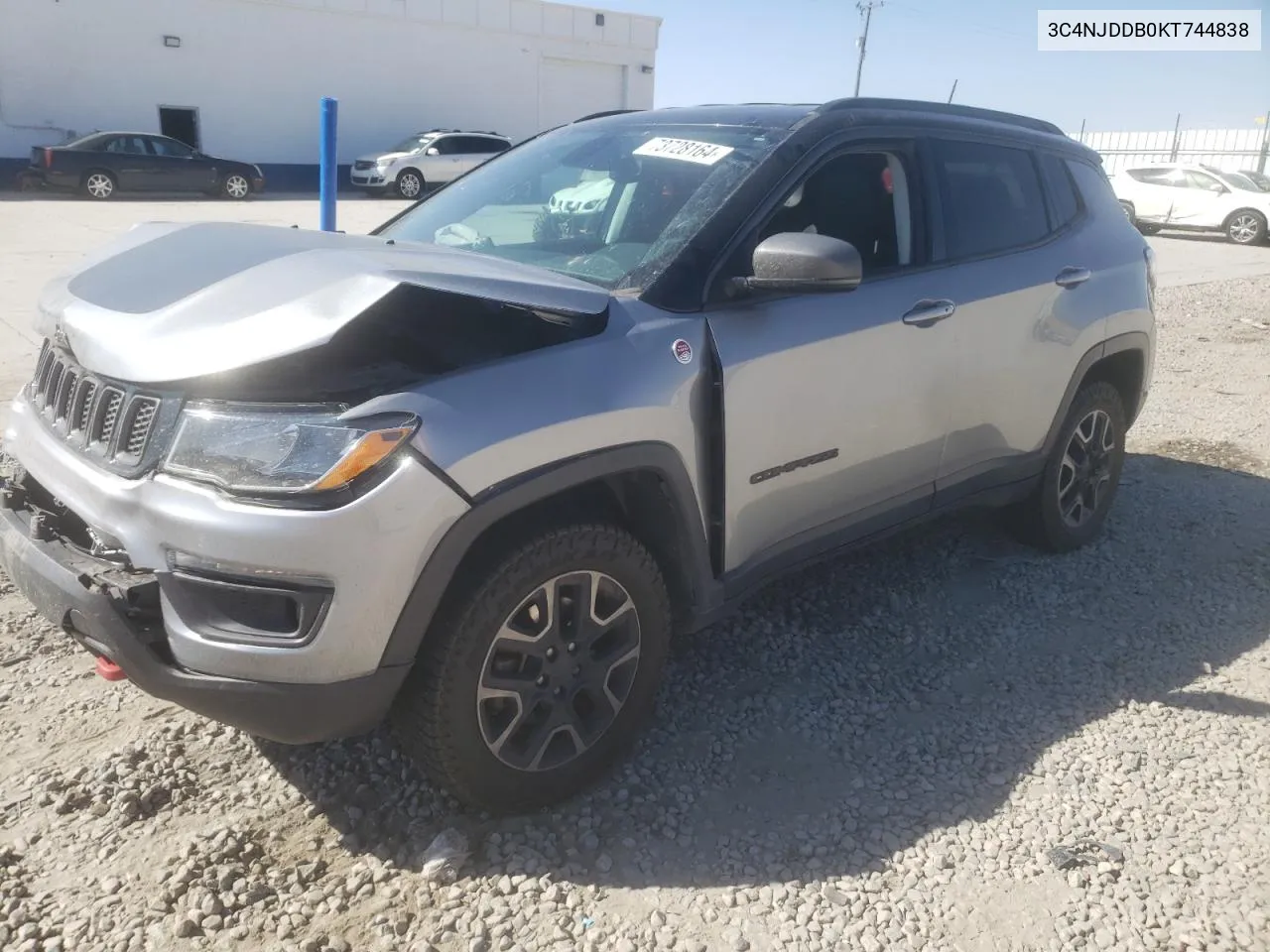 2019 Jeep Compass Trailhawk VIN: 3C4NJDDB0KT744838 Lot: 73728164