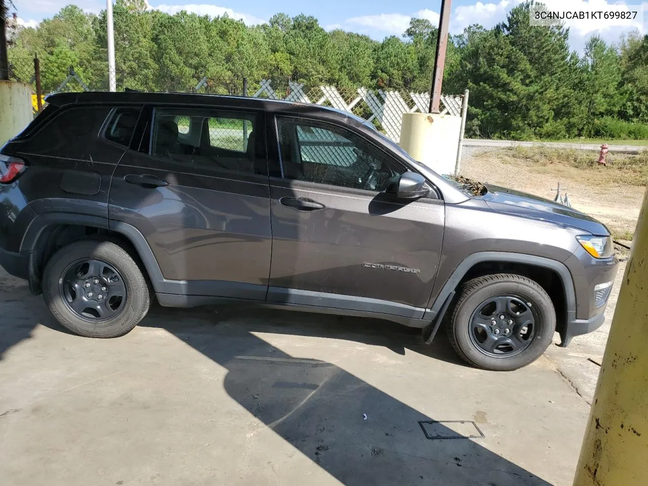 2019 Jeep Compass Sport VIN: 3C4NJCAB1KT699827 Lot: 73957254