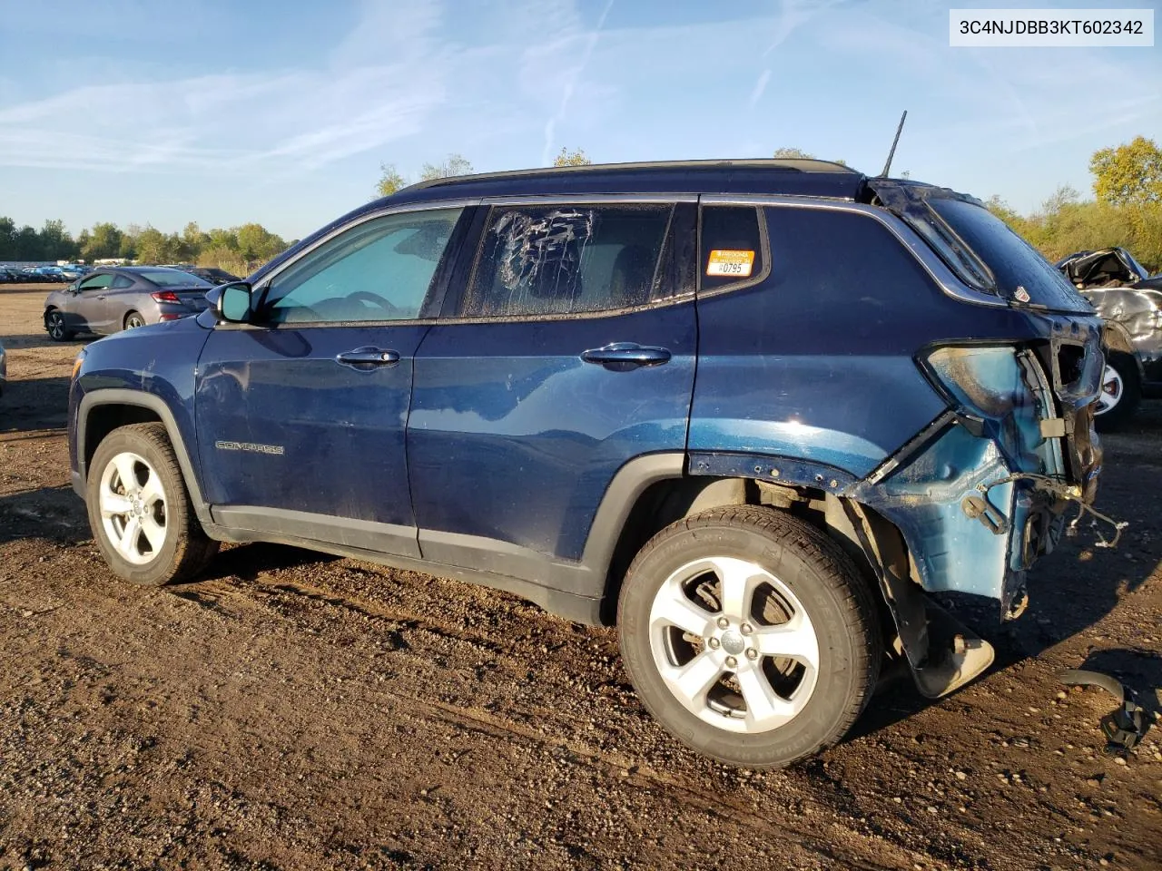 3C4NJDBB3KT602342 2019 Jeep Compass Latitude