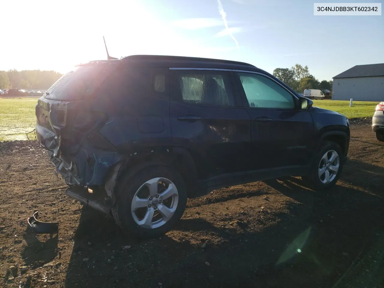 2019 Jeep Compass Latitude VIN: 3C4NJDBB3KT602342 Lot: 73984214