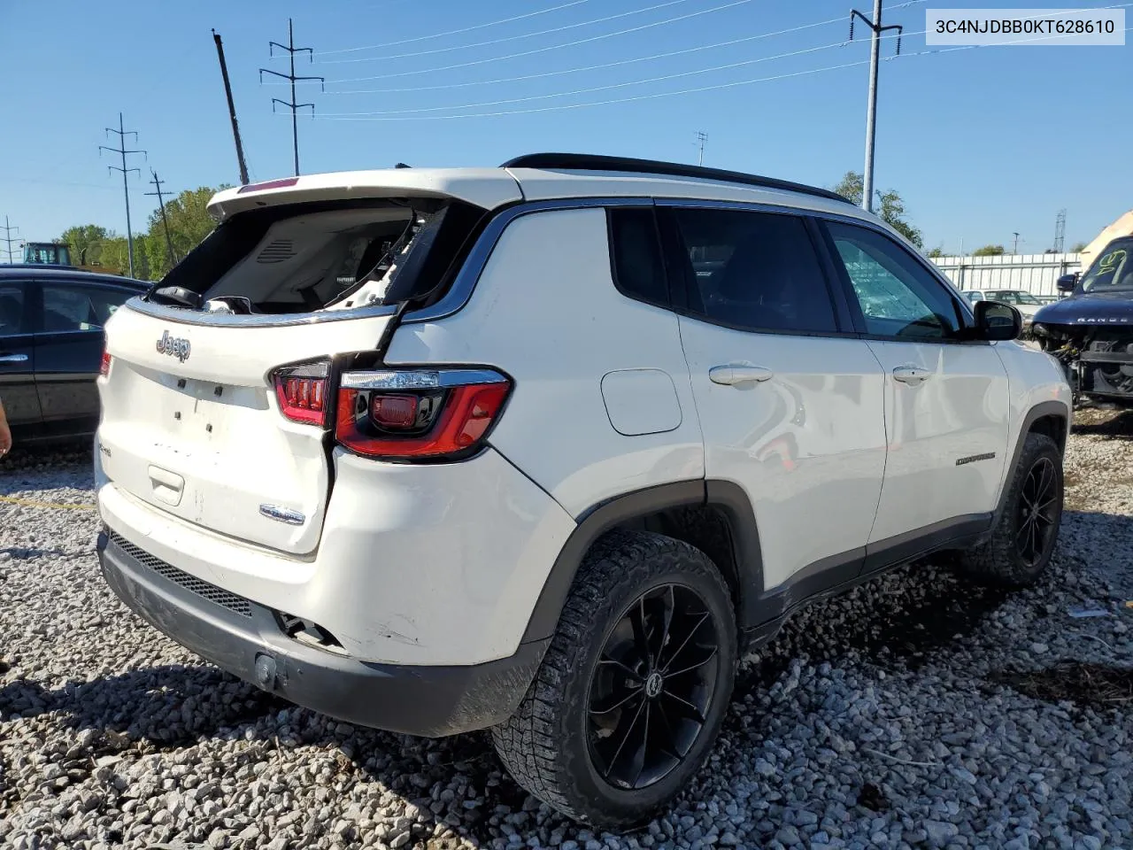 2019 Jeep Compass Latitude VIN: 3C4NJDBB0KT628610 Lot: 74050224