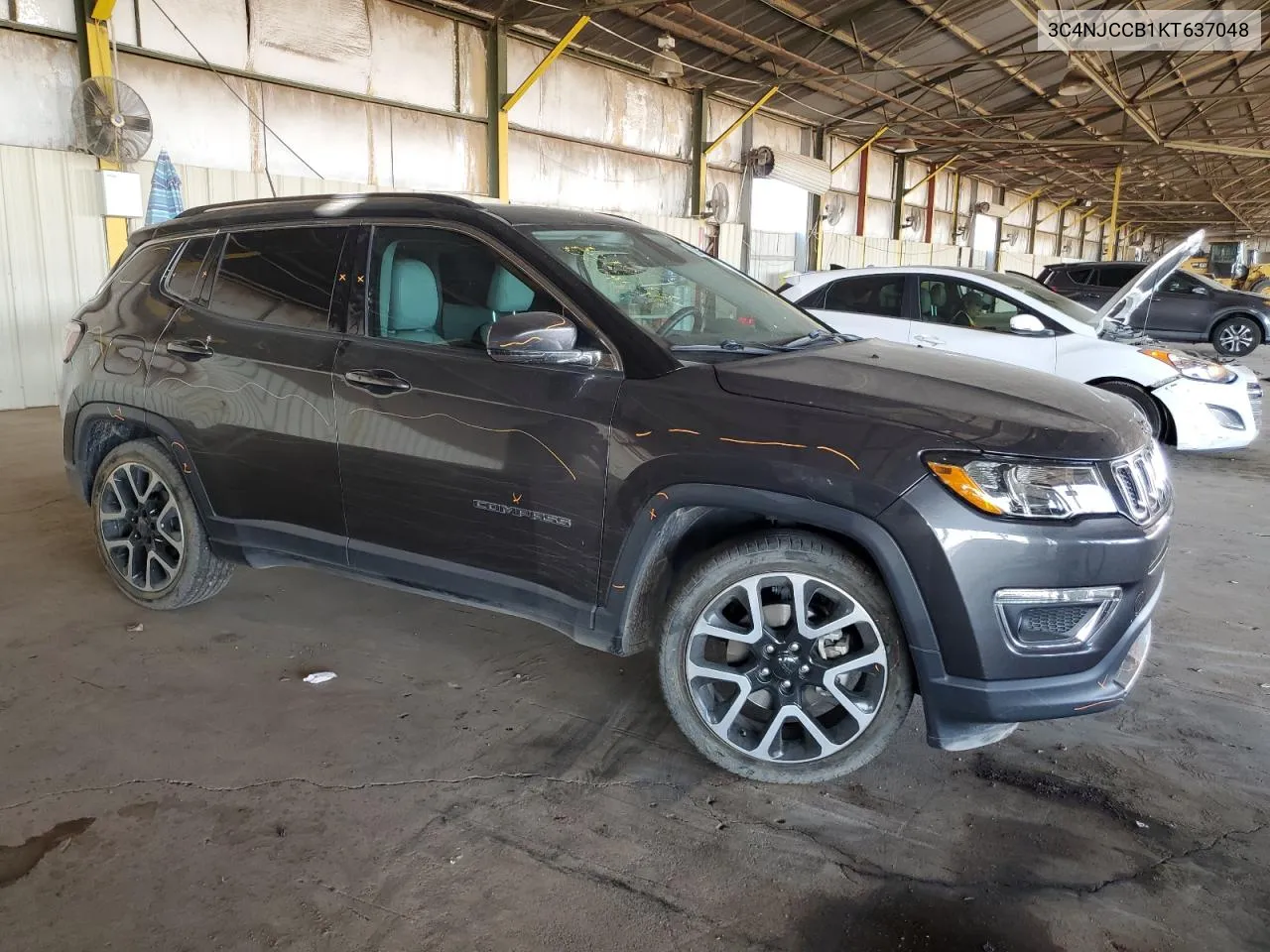 2019 Jeep Compass Limited VIN: 3C4NJCCB1KT637048 Lot: 74293474