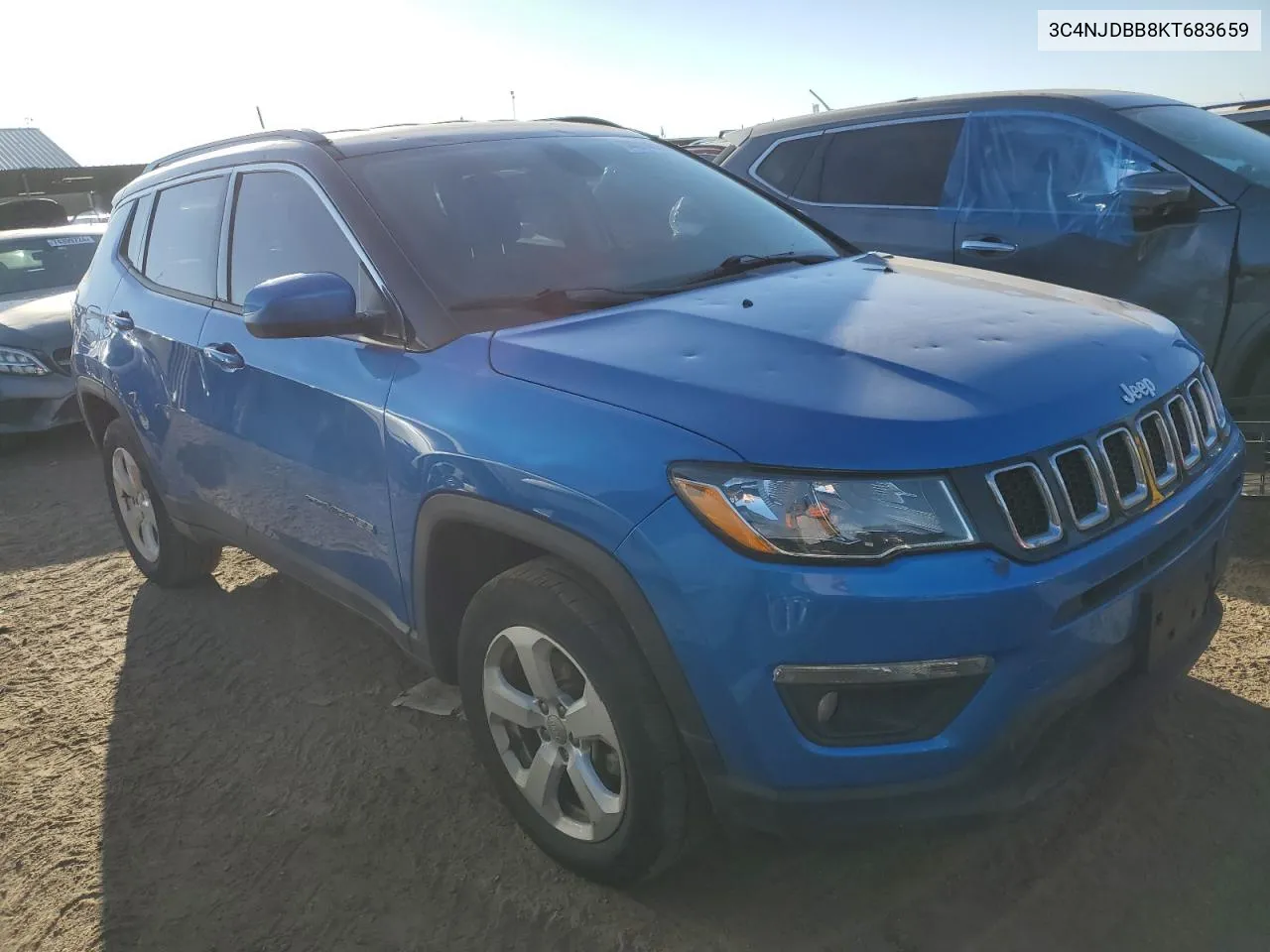 2019 Jeep Compass Latitude VIN: 3C4NJDBB8KT683659 Lot: 74514564