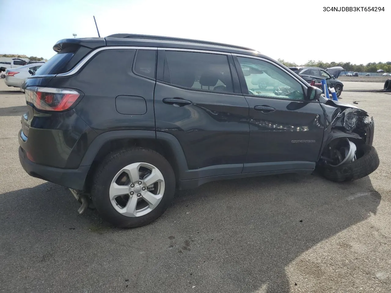 2019 Jeep Compass Latitude VIN: 3C4NJDBB3KT654294 Lot: 74546134