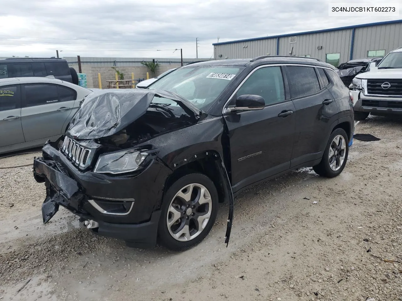 2019 Jeep Compass Limited VIN: 3C4NJDCB1KT602273 Lot: 74634614