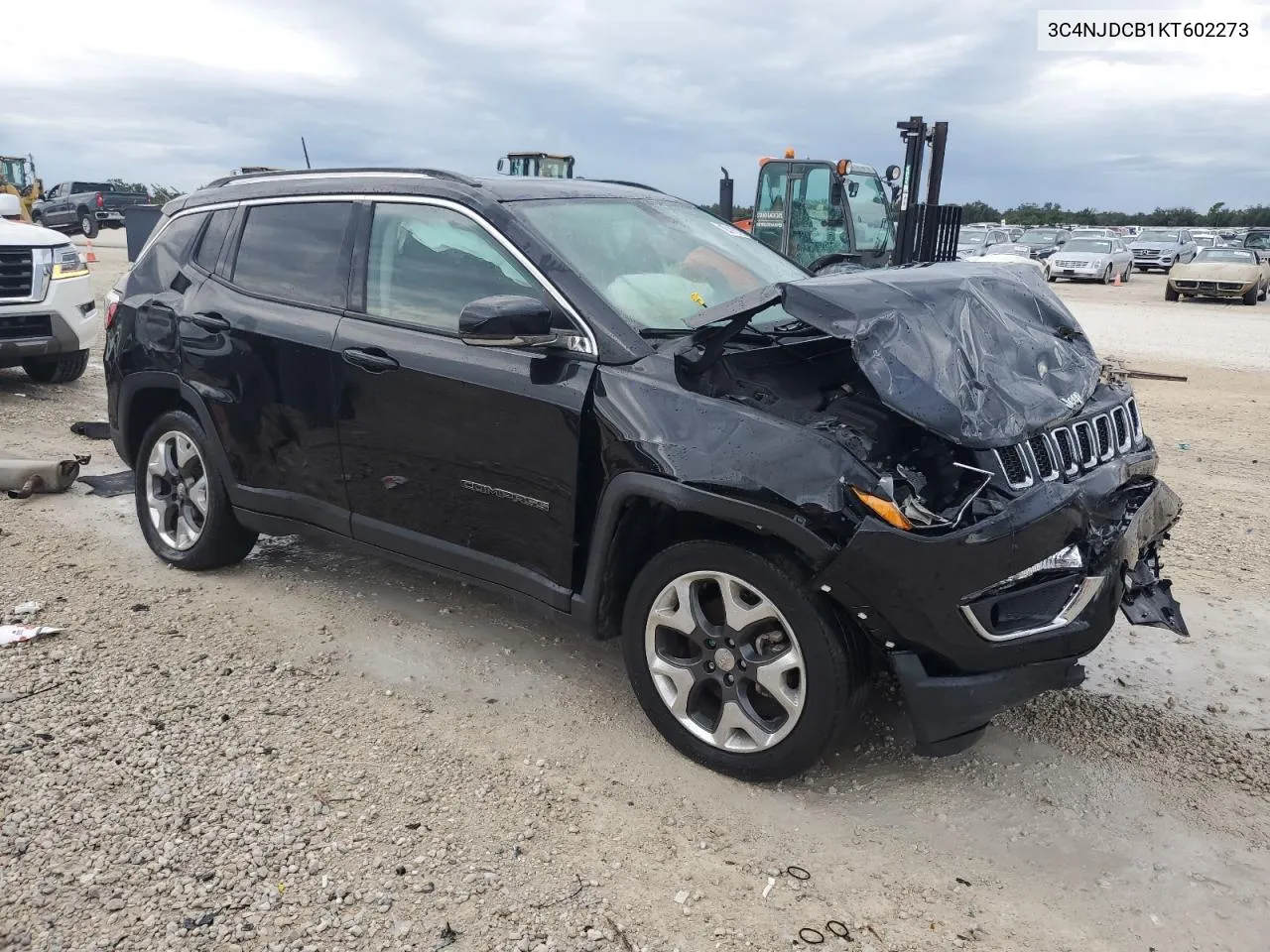 2019 Jeep Compass Limited VIN: 3C4NJDCB1KT602273 Lot: 74634614