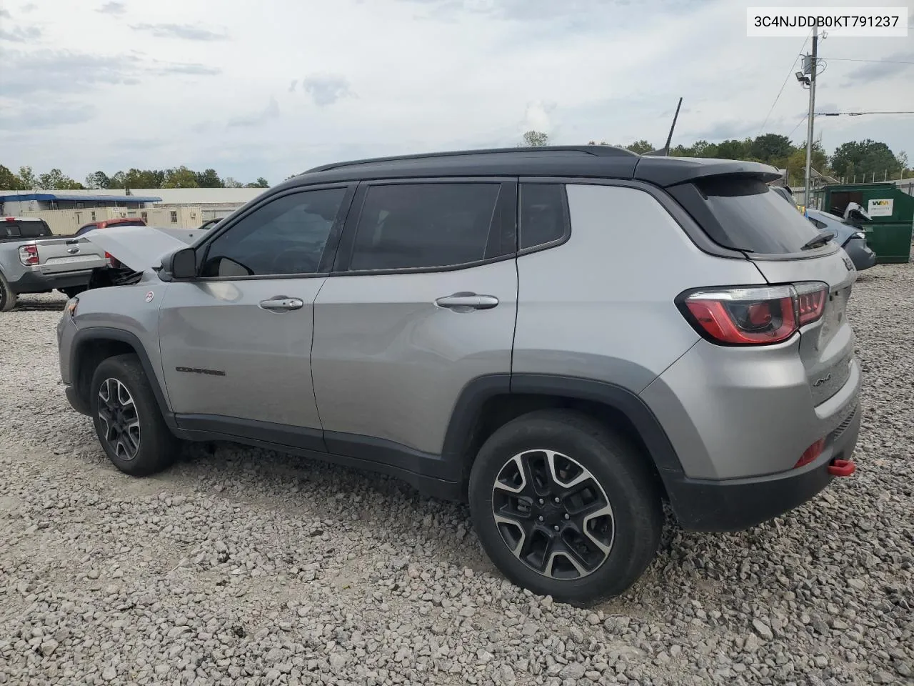 2019 Jeep Compass Trailhawk VIN: 3C4NJDDB0KT791237 Lot: 74799994