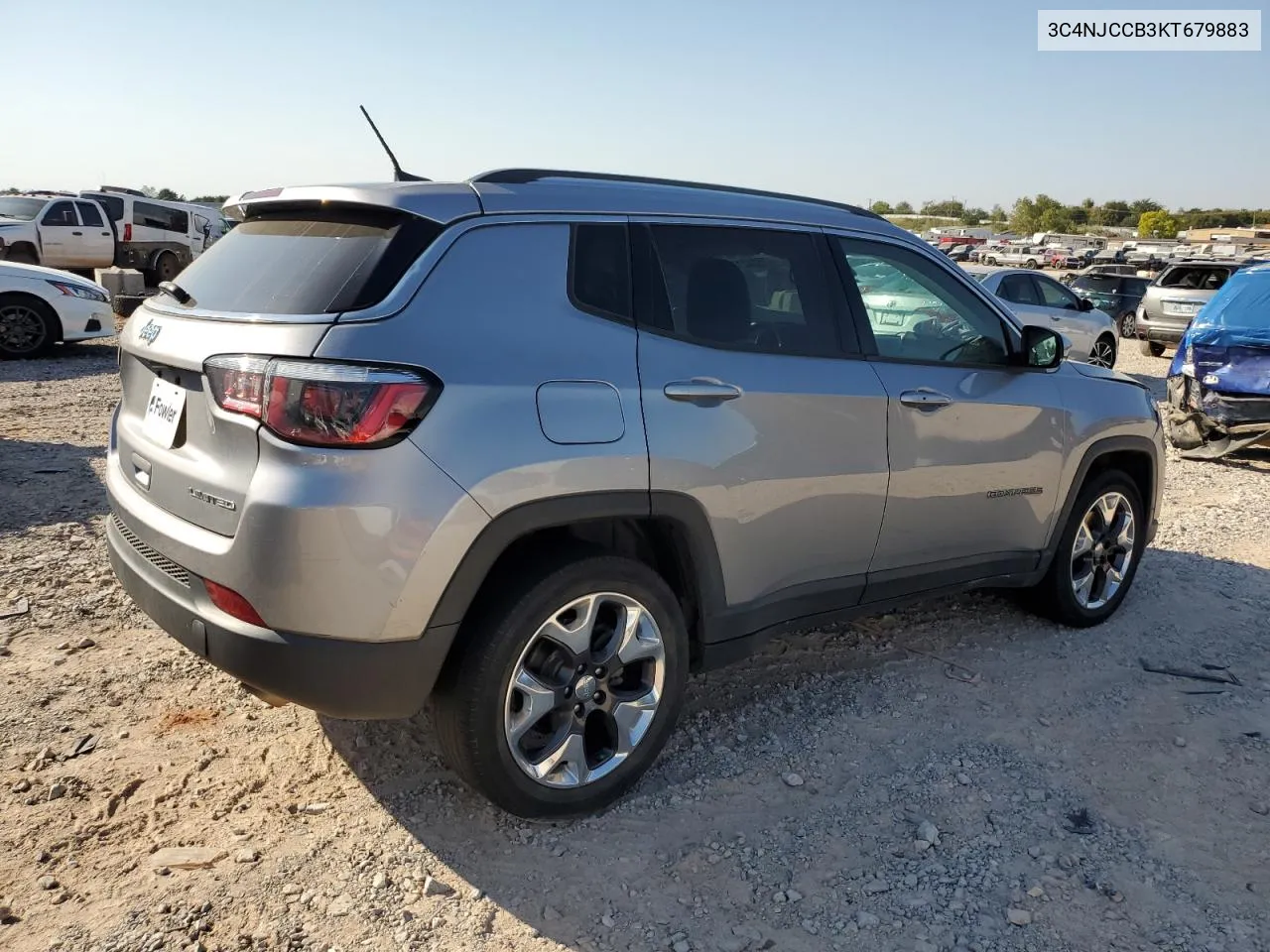 2019 Jeep Compass Limited VIN: 3C4NJCCB3KT679883 Lot: 75242134