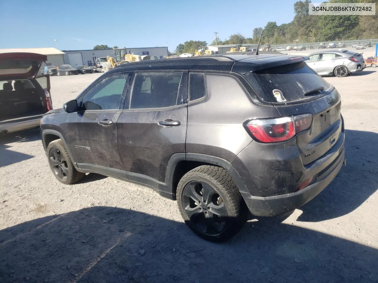 2019 Jeep Compass Latitude VIN: 3C4NJDBB6KT672482 Lot: 75349654