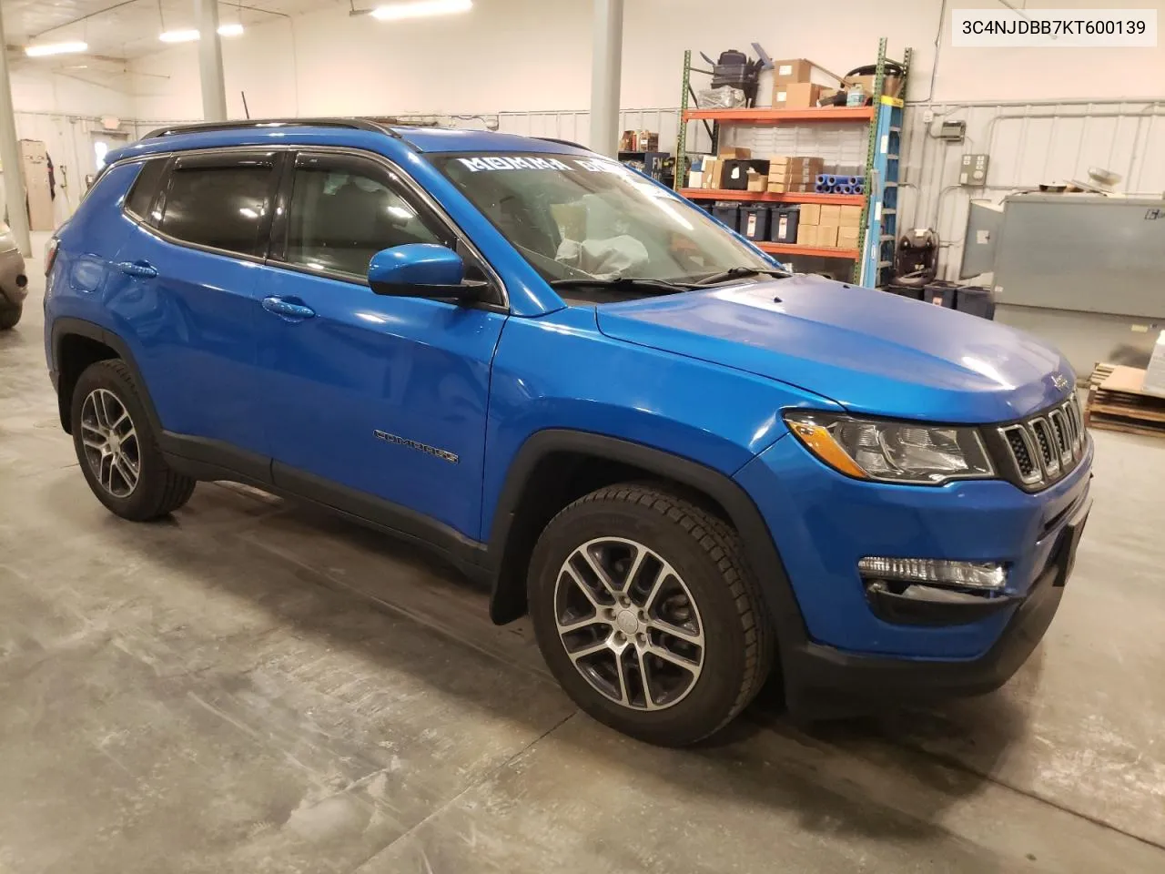 2019 Jeep Compass Latitude VIN: 3C4NJDBB7KT600139 Lot: 75349734