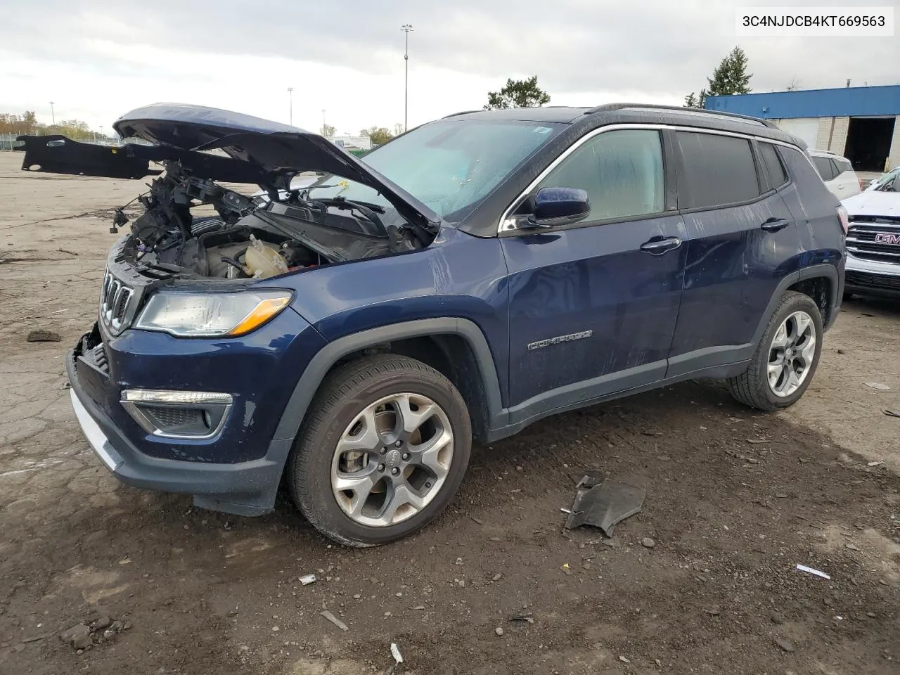 2019 Jeep Compass Limited VIN: 3C4NJDCB4KT669563 Lot: 75603214