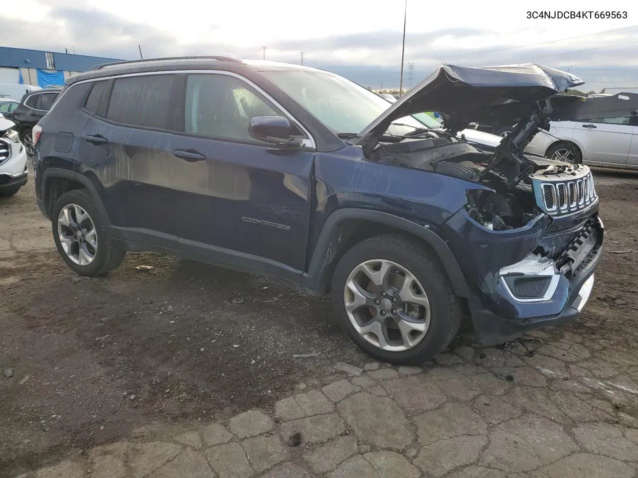 2019 Jeep Compass Limited VIN: 3C4NJDCB4KT669563 Lot: 75603214