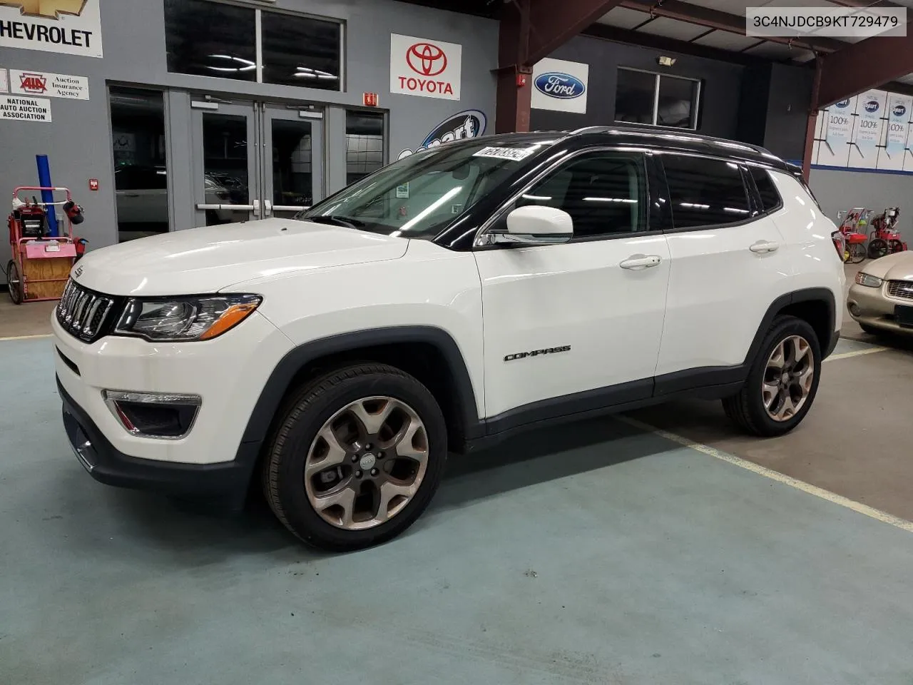 2019 Jeep Compass Limited VIN: 3C4NJDCB9KT729479 Lot: 75703824