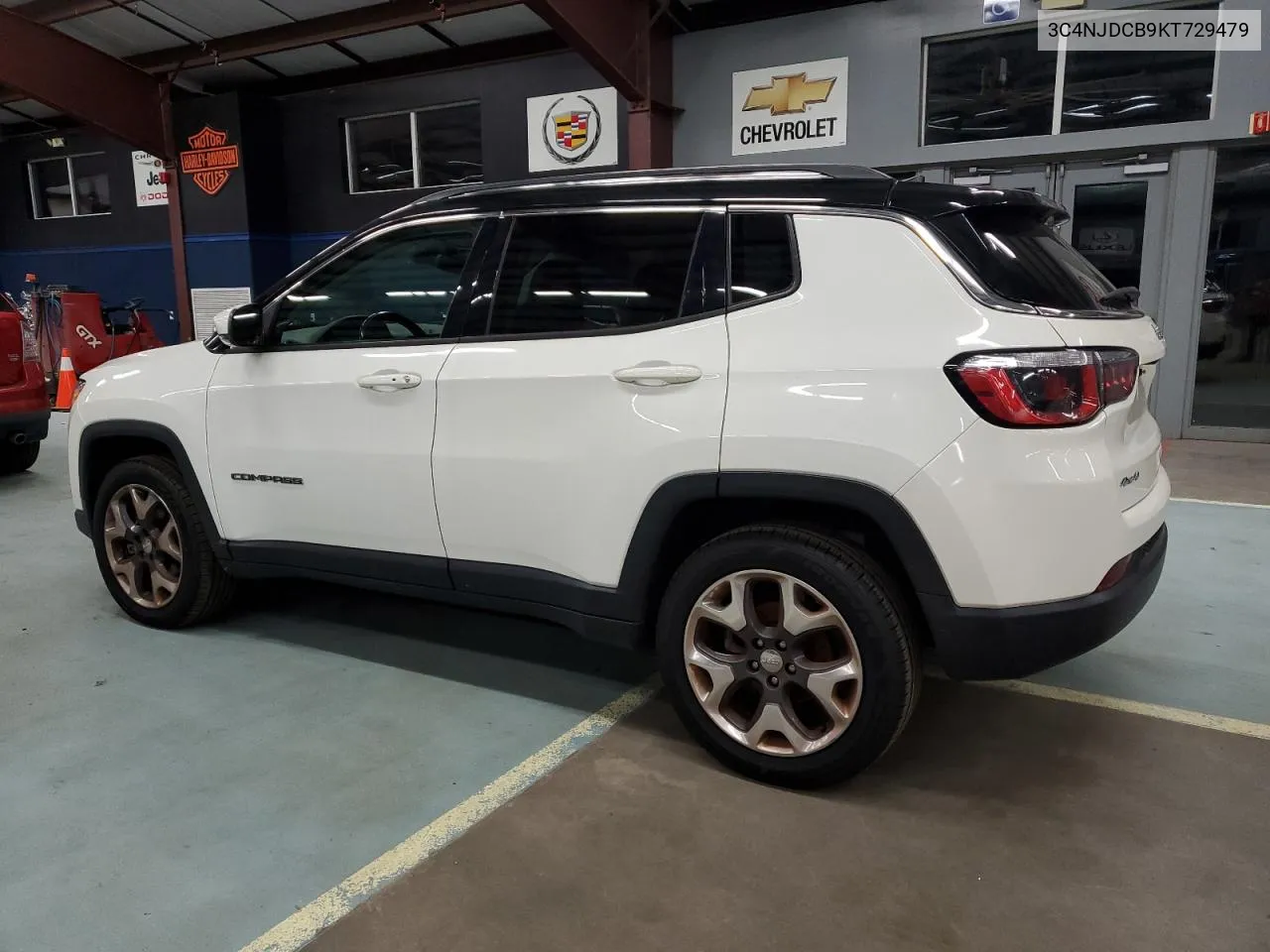 2019 Jeep Compass Limited VIN: 3C4NJDCB9KT729479 Lot: 75703824