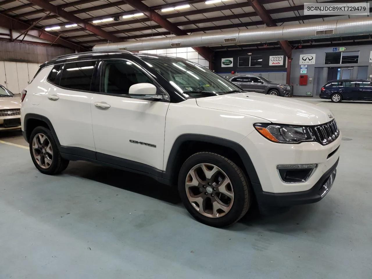 2019 Jeep Compass Limited VIN: 3C4NJDCB9KT729479 Lot: 75703824