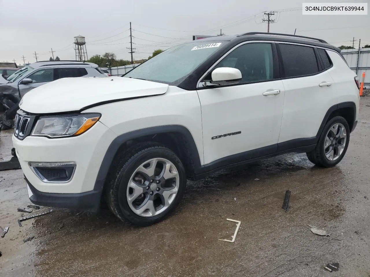 2019 Jeep Compass Limited VIN: 3C4NJDCB9KT639944 Lot: 76009414