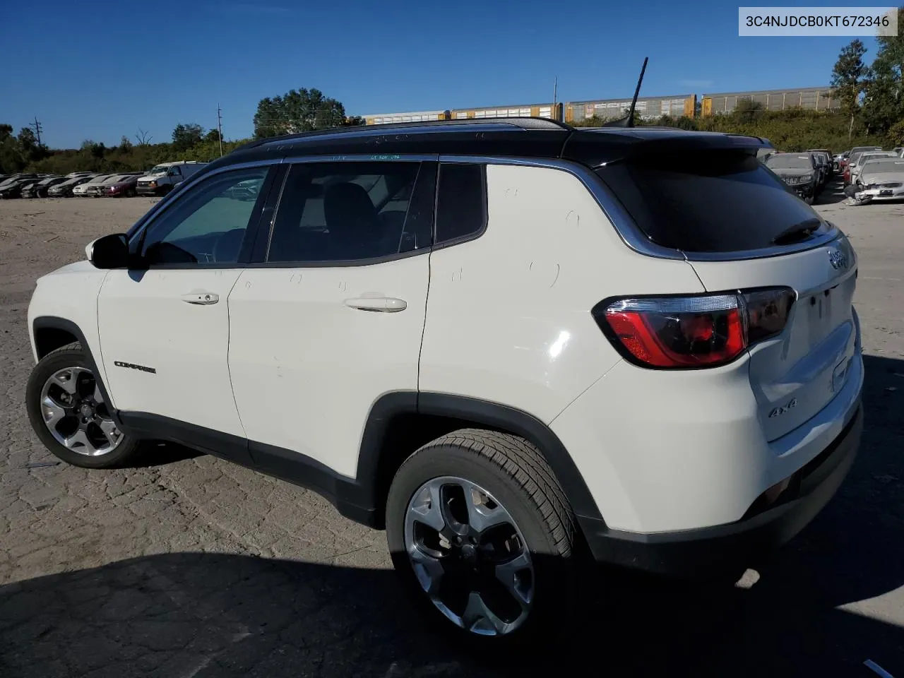 2019 Jeep Compass Limited VIN: 3C4NJDCB0KT672346 Lot: 76376324